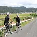 竹野町に広がる田園地帯（ククー提供）