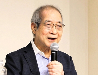 文化勲章に選ばれた小松和彦さん＝京都市内