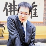 加古川青流戦決勝３番勝負第３局で敗れた直後、取材に応じる柵木幹太四段＝１３日午後、加古川市加古川町北在家、鶴林寺