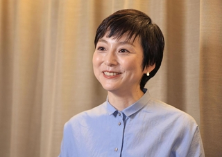 「釣りの楽しみを教えてくれた、姫路出身の父にも影響を受けた」と語る本上まなみさん＝大阪市内（撮影・丸山桃奈）