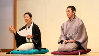 桂福丸さん（左）と桂三若さん（右）