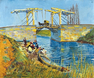 （１８８８年３月、油彩／カンヴァス、５４×６４センチ、クレラー（ＥＢＥＣ）ミュラー美術館、©Ｃｏｌｌｅｃｔｉｏｎ　Ｋｒöｌｌｅｒ‐Ｍüｌｌｅｒ　Ｍｕｓｅｕｍ，Ｏｔｔｅｒｌｏ，ｔｈｅ　Ｎｅｔｈｅｒｌａｎｄｓ．Ｐｈｏｔｏｇｒａｐｈｙ　ｂｙ　Ｒｉｋ　Ｋｌｅｉｎ　Ｇｏｔｉｎｋ）「アルルの跳ね橋（ラングロワ橋）」