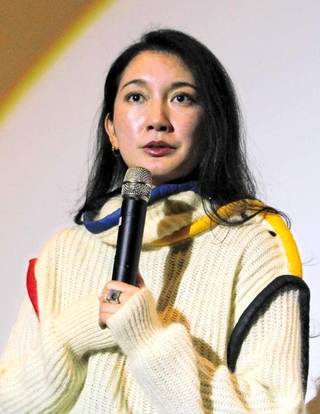 「自分の事件を当事者として描くことに迷いがあった」と話す伊藤詩織監督＝大阪市内
