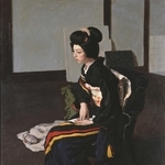 小磯良平展の幻の名作「日本髪の娘」(中)|文化|神戸新聞NEXT