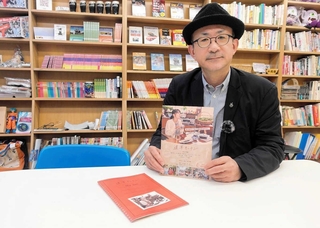 ８作目となる映画「道草キッチン」について語る白羽弥仁監督＝丹波市内