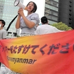 映画「在日ミャンマー人」の一場面（（ｃ）土井敏邦）