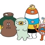 「ミュージアムのミステリー展」で名前を募集しているキャラクターたち