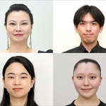 （左上から時計回りに）何如錦さん、大畑諒斉さん、横地ちひろさん、内尾文香さん