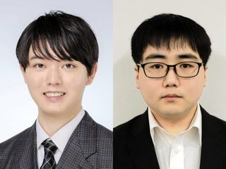 小窪碧四段（左）と鳥巣友希三段（いずれの写真も日本将棋連盟提供）