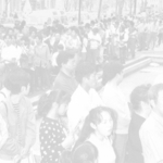 開業初日、神戸ハーバーサーカスには約１２万人が訪れた＝１９９６年４月２８日、神戸ハーバーランド