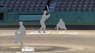 神戸製鋼所が協賛する甲子園球場のマウンド広告のイメージ（神鋼提供）