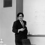 ４０歳代後半の頃の下河辺淳氏（下河辺淳アーカイヴス所蔵）