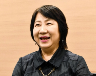 三菱電機上席執行役員ＦＡシステム事業本部長の竹内敏恵氏＝大阪市北区大深町、三菱電機関西支社