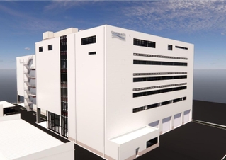 コスモビューティーが神戸工場に建設する新工場棟のイメージ（同社提供）