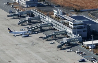 神戸空港＝２０２２年１月、神戸市中央区神戸空港１