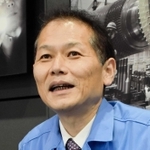 三菱重工業高砂製作所・村瀬拓也所長＝高砂市荒井町新浜２