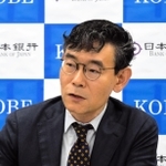 日銀神戸支店長に就任し、抱負を語る別所昌樹氏＝神戸市中央区京町