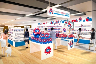 ミャクミャクグッズ、神戸で買える 県内初、万博のオフィシャルストア