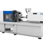 ガスの発生を抑えるスクリューを標準装備した射出成形機（東洋機械金属提供）