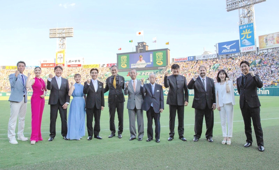 甲子園球場100周年 吉田義男さんが、バースさんが、渡辺謙さんが