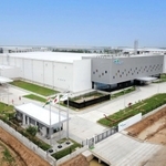 建屋が完成したシスメックスのインド新工場（同社提供）