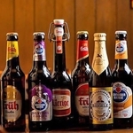 ビアガーデンで豊富にそろえるドイツビールのイメージ（神戸阪急提供）