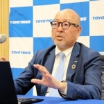 北米で堅調な事業を説明するＴＯＹＯＴＩＲＥの清水隆史社長（同社提供）