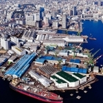 川崎重工業神戸工場＝２０１６年１１月、神戸市中央区
