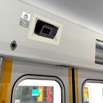 山陽電気鉄道が設置する防犯カメラのイメージ（同社提供）