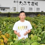 丹波たぶち農場社長の田渕真也さん＝丹波篠山市
