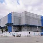 建設工事が進む「Ｓｙｓｍｅｘ　Ｋｏｂｅ　Ｉｃｅ　Ｃａｍｐｕｓ（シスメックス・コウベアイスキャンパス）」＝神戸市中央区脇浜海岸通２
