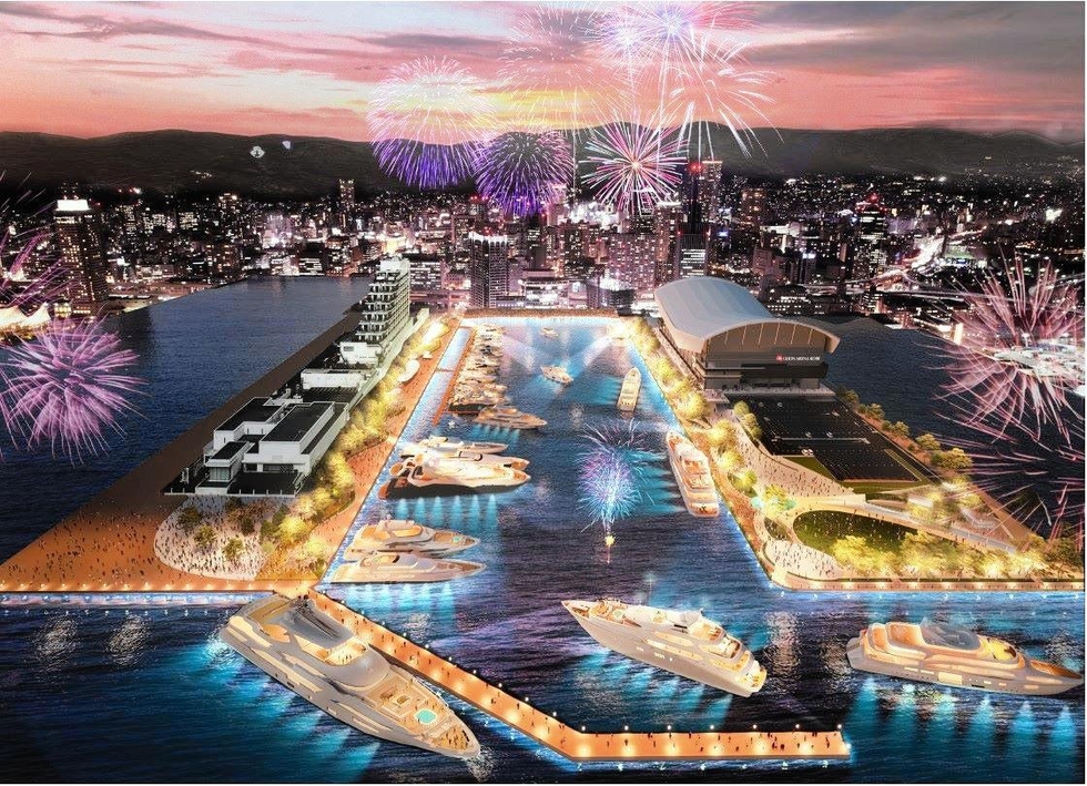 スーパーマリーナ 神戸港、新マリーナに国内初の施設 高級大型クルーザー「スーパー