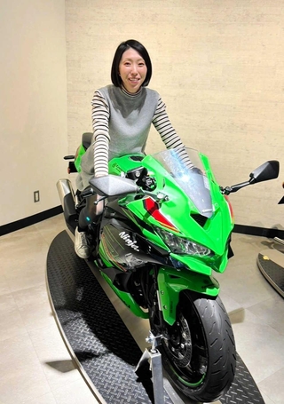 カワサキワールドでは人気バイクＮｉｎｊａの試乗ができる＝神戸市中央区（筆者提供）