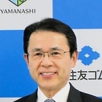 住友ゴム工業の山本悟社長＝２０２４年５月
