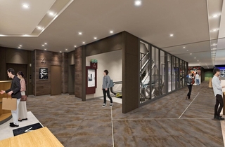 リニューアル後の「クレフィ三宮」４階の内装イメージ（安田不動産提供）