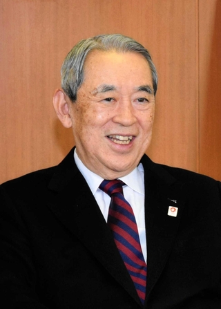 関西経済連合会の松本正義会長＝大阪市北区中之島６