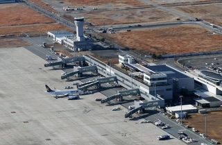神戸空港＝２０２２年１月、神戸市中央区神戸空港１