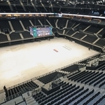 スポーツや音楽イベントなどで、１万人を収容できるジーライオンアリーナ神戸＝３日午後、神戸市中央区新港町（撮影・笠原次郎）