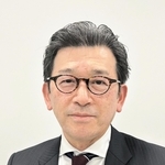 モロゾフの山口信二社長＝大阪市中央区北浜１、大阪取引所