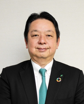 日本たばこ産業（ＪＴ）の寺畠正道社長＝神戸新聞社