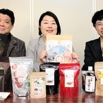 食育をテーマに大阪・関西万博に出展する（左から）加茂努さん、華尾有紀さん、松沢祥子さん＝神戸市中央区東川崎町１
