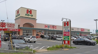 ２４時間営業のハローズ魚住店。ドラッグストアや１００円ショップを併設している＝明石市魚住町長坂寺