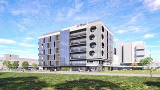 大和ハウス工業が建設するレンタルラボ施設「ＤＰ-Ｌａｂ　ＫＯＢＥ」の完成予想図（同社提供）