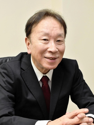 兵庫工業会の会長に就任した三宅俊也さん＝神戸市中央区下山手通６