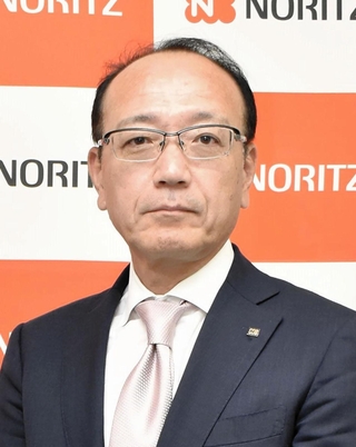ノーリツの次期社長に就任する竹中昌之取締役専務執行役員＝神戸市中央区江戸町、ノーリツ本社