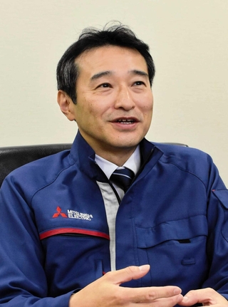 三菱電機電子通信システム製作所の白井忠所長