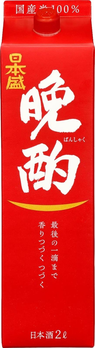 １０月出荷分から値上げする「晩酌　２リットル」（日本盛提供）
