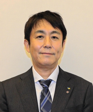 兵庫県中小企業家同友会の代表理事に就任した、デジアラホールディングスの有本哲也会長＝神戸市中央区波止場町、ホテルオークラ神戸