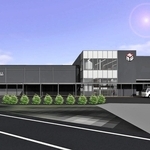 ＪＲ御着駅近くに建設するまねき食品の新本社工場のイメージ（同社提供）