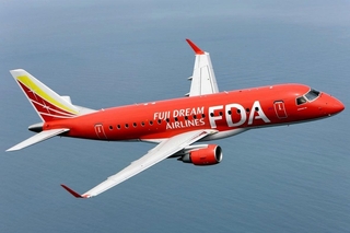 フジドリームエアラインズの機体（同社提供）
